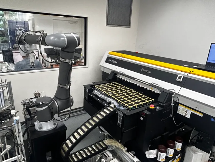 初号機として導入されたロボットアーム