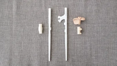 連結部も簡単に分解