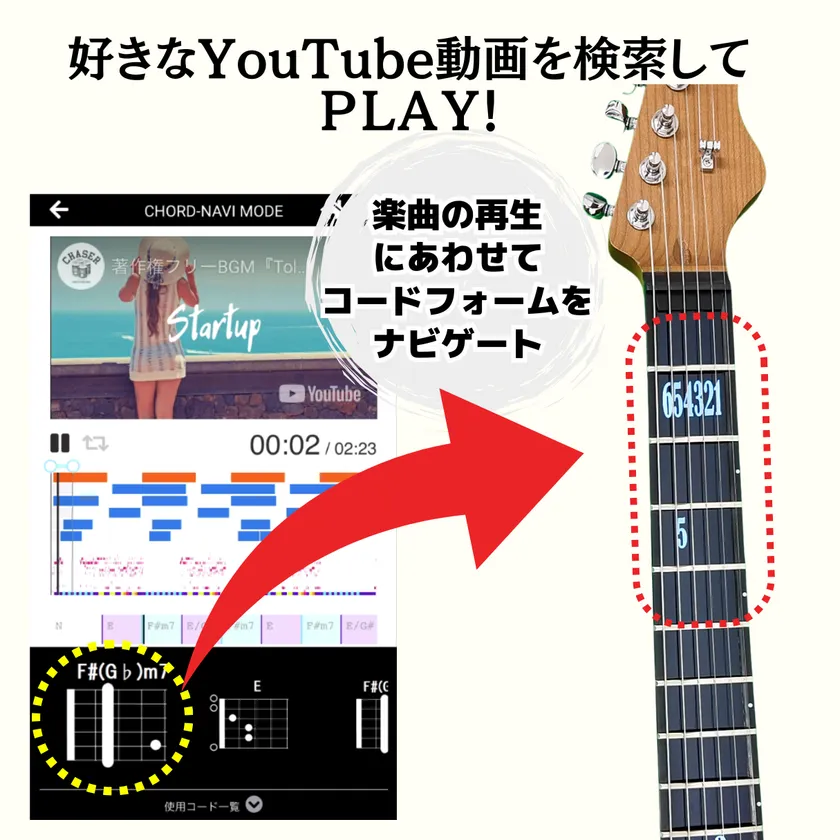 アプリ　TabNaviモード