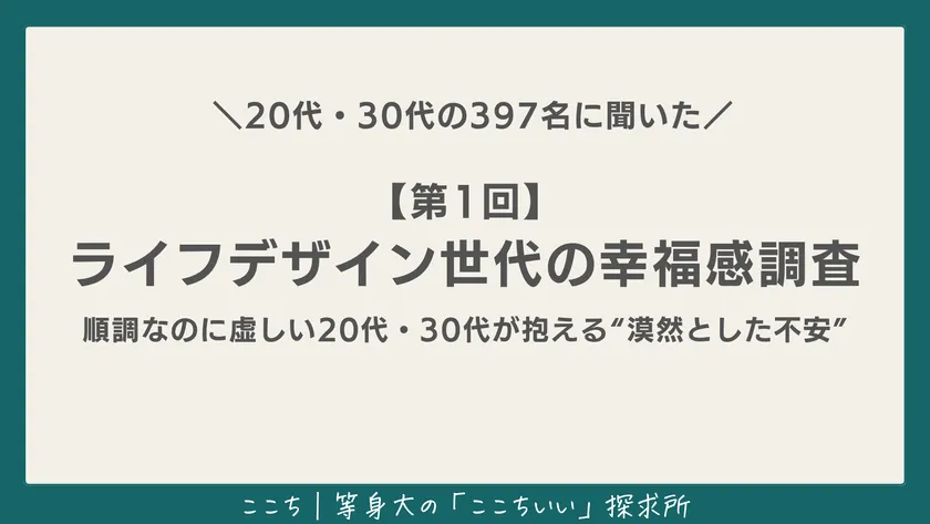 アイキャッチ|等身大の「ここちいい」探究所