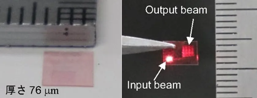 ホログラフィックコンタクトレンズディスプレイ用バックライト