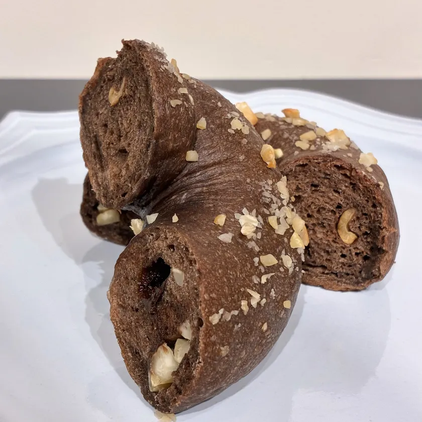 チョコカシューナッツベーグル