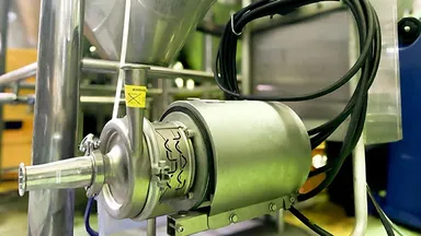 さらに導入されたアルファ・ラバル製ポンプ