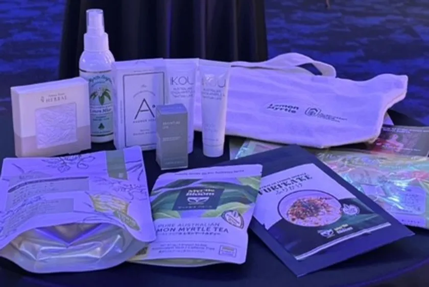 <日本国内で販売されているレモンマートル使用製品>