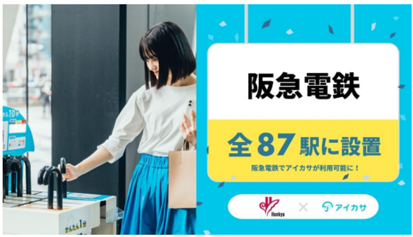 全87駅で傘のシェアリングサービス
「アイカサ」を展開します
オリジナルの“マルーンカラー”の傘も配置！
