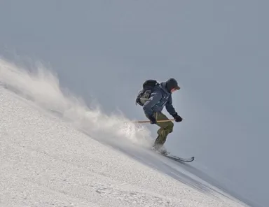 下りは気持ちよくライディング