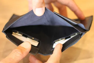 隠しポケットで更なる容量