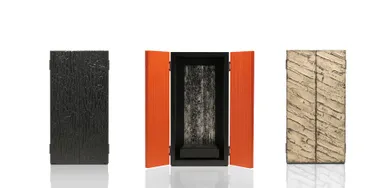 左から「時跡 黒」「時跡 朱」「時跡 錆」