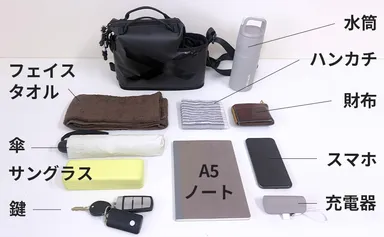 これだけ入る！普段使いにちょうどいい。