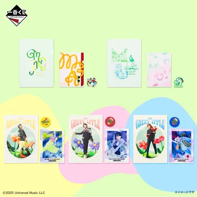 F賞：クリアファイル＆ステッカー(イメージ)