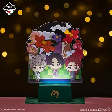 A賞：アクリルライト(使用イメージ)