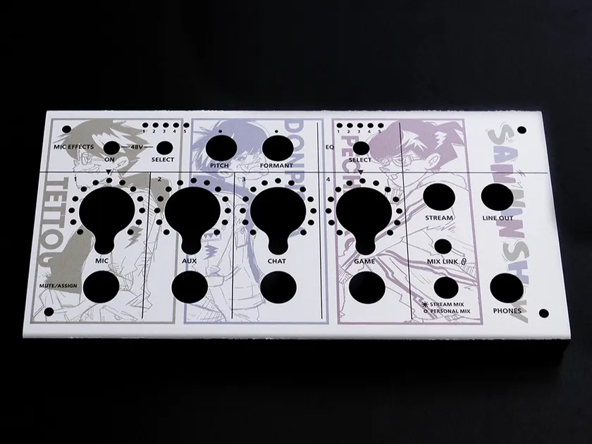 三人称オリジナル・デザインの「BRIDGE CAST」用フェイスプレート(2)