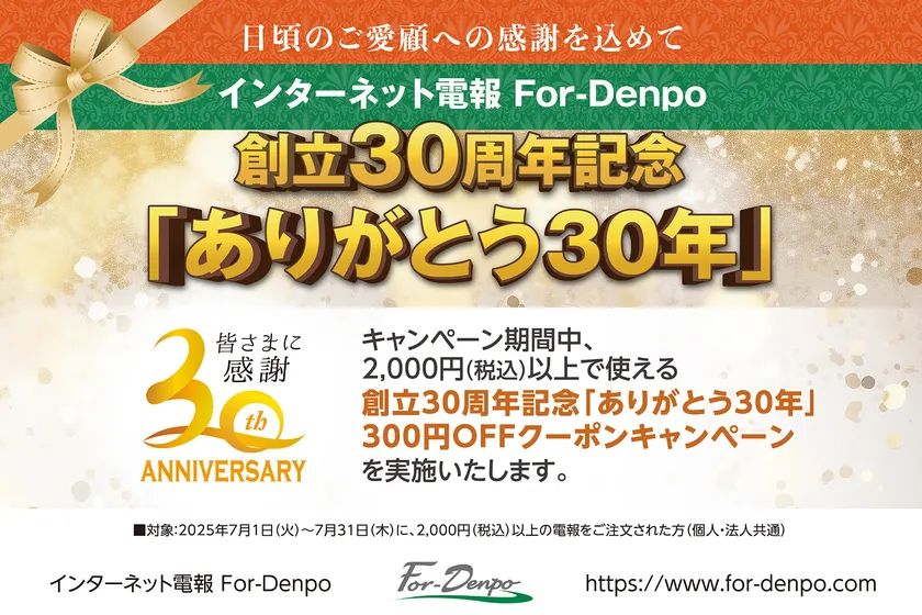 ありがとう30周年