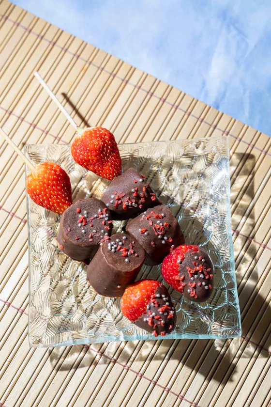 いちごチョコバナナ串 500円