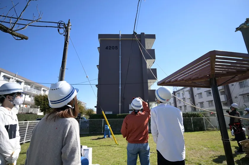 過去に行われた神奈川県厚木市緑ヶ丘団地での活動の様子(プレプロジェクト)撮影:都筑写真事務所