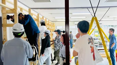 過去に行われた神奈川県厚木市緑ヶ丘団地での活動の様子(プレプロジェクト)