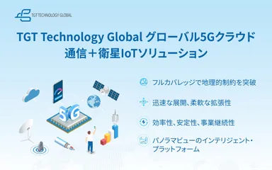 TGT Technology Global、グローバル5Gクラウド通信＋衛星IoTソリューションを発表