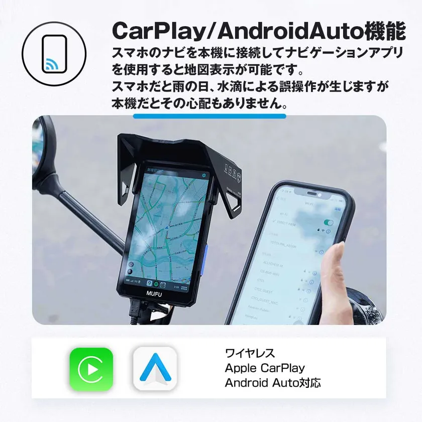 CarPlay/AndroidAuto機能