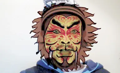 真鍋大度/比嘉了「happy halloween！」 (c)daito MANABE/satoru HIGA