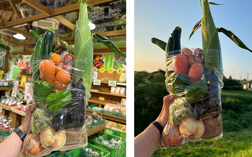 野菜10種詰め放題1分チャレンジ(7/5,7/6)