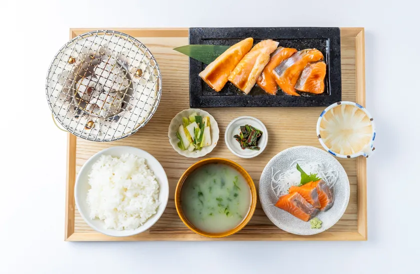 熱海だいだいサクラマス炙り定食