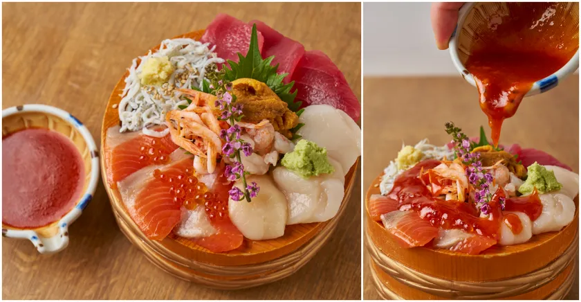 愉快な仲間堪能8種丼 2