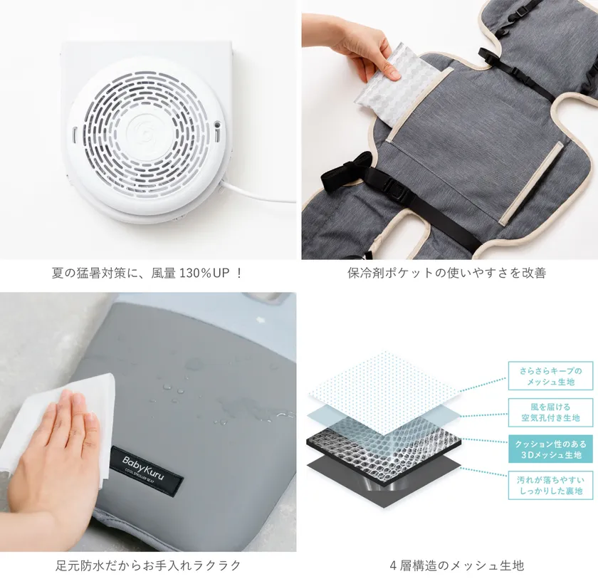 ママの声を集めて改良したポイント