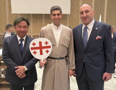 駐日ジョージア大使館記念レセプションの写真(2025年5月23日)