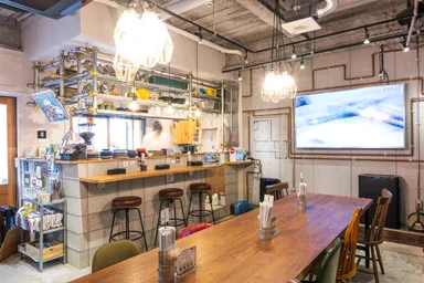 現場喫茶　内観