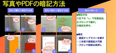 写真やPdfに赤シート暗記をする方法 カクセル