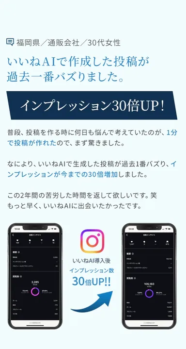 いいねAI利用者の声