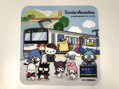 【アルピコ交通上高地線】サンリオキャラクターズプリントプチタオル (C) 2024 SANRIO CO., LTD. (L)