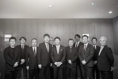 岡山県知事訪問・美作の国映画プロジェクトメンバー