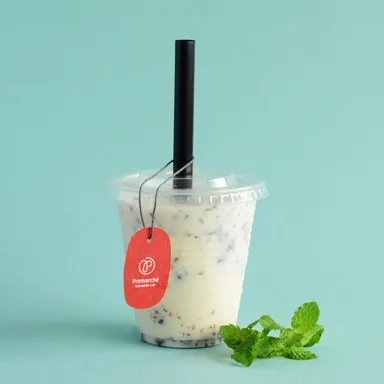 手作りチョコレートのミントフラッペ