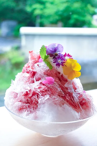 すもものかき氷