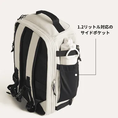 大容量サイドポケット