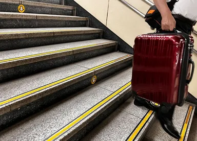 手がふさがる旅