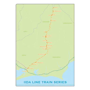 飯田線 クリアファイル　裏