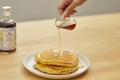 パンケーキにかけてもおいしい