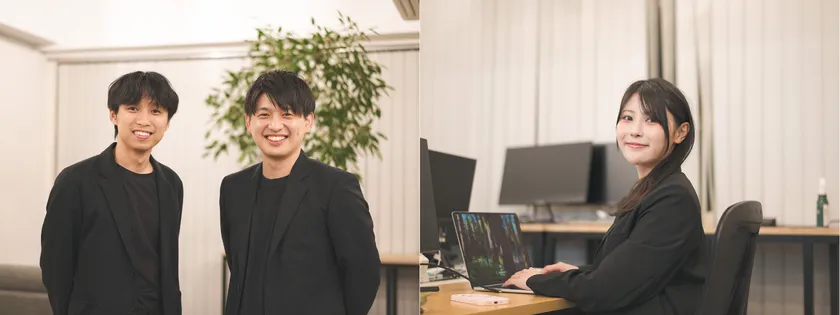 当社では、若手が最前線で活躍し、共に成長する組織を目指します。