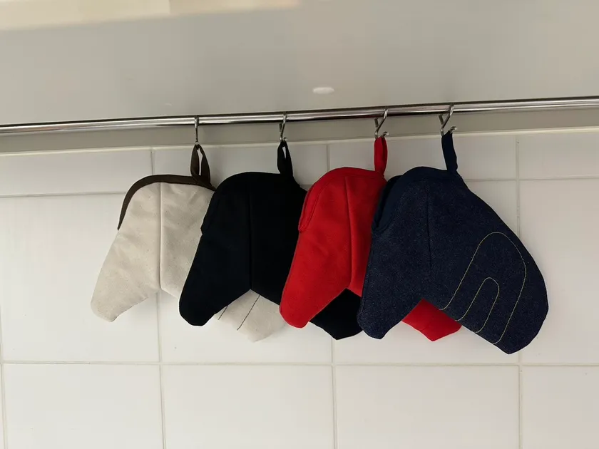 まるで素手ミトン無地4色吊り下げイメージ