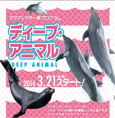 アクアシアターの新テーマ「ディープ・アニマル」