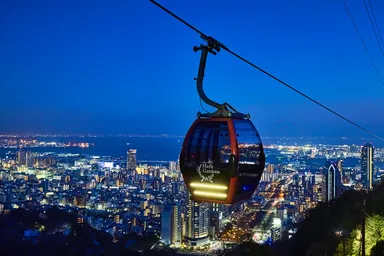 ロープウェイからの夜景