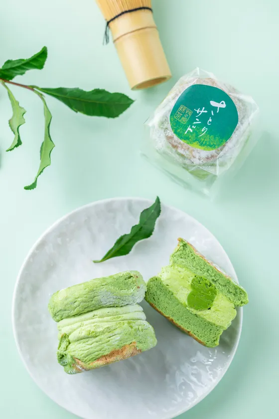 さとりサンド 抹茶ガナッシュ　430円