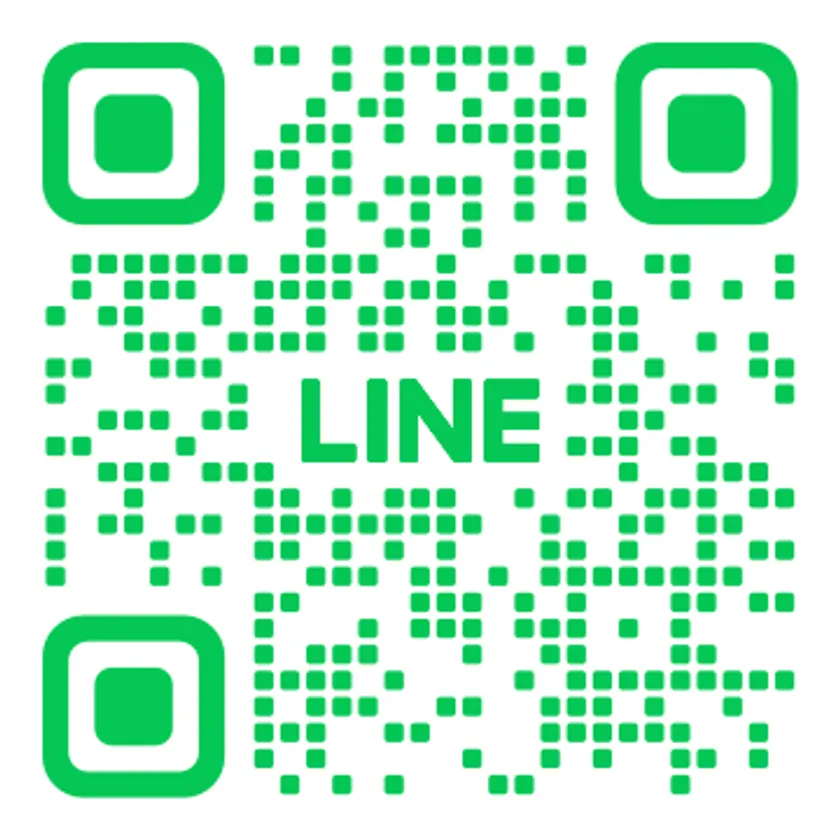二次元コードを読み込んで公式LINEにアクセス