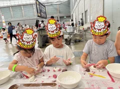 「パンだふるパンミックス」米粉パンこね体験会