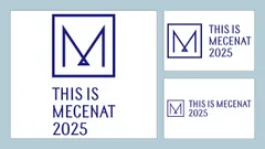 This is MECENAT2025 ロゴマーク