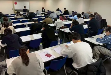 IMAT対面模擬試験の様子