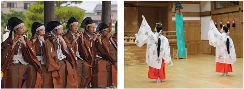 宇治山田駅で「雅楽演奏会」を実施