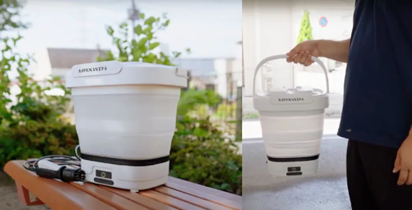 バケツ式で水源の必要なし